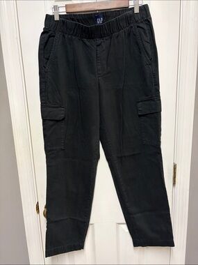 GAP Black Wide-Leg Cargo Pants
